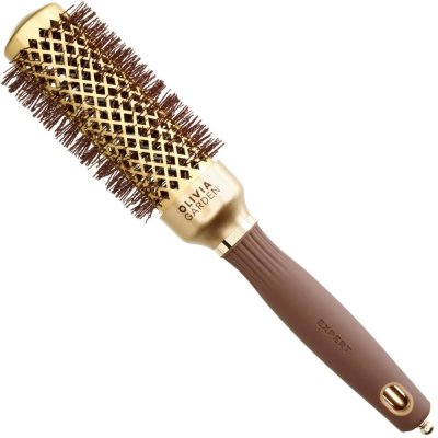 OLIVIA GARDEN Expert BlowOut Shine Gold kartáč na vlasy 35 mm – Sleviste.cz