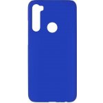 Rubber pogumovaný plastový kryt na mobil Xiaomi Redmi Note 8 - tmavěmodrý – Sleviste.cz