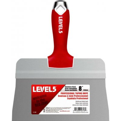 LEVEL5 Nerezová špachtle 8" BIG-BACK s Soft-Grip rukojetí – Sleviste.cz