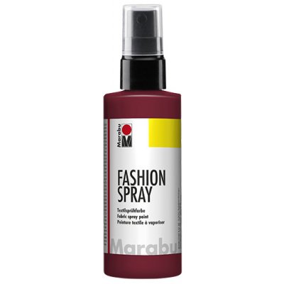 Barva na textil ve spreji Marabu Fashion-Spray 100 ml bordó 034
