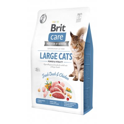 Brit Care Cat Grain-Free Large cats Power & Vitality 2 kg – Hledejceny.cz