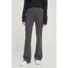 Dámské klasické kalhoty Calvin Klein Jeans dámské kalhoty zvony high waist J20J223126 šedé