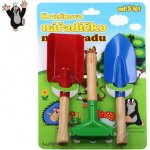 Wiky nářadí zahradní Krtek kov dřevo 3 ks – Zboží Mobilmania