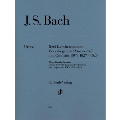 Sonatas for BWV 1027-1029 Viola da Gamba and Harpsichord violoncello a klavír – Hledejceny.cz