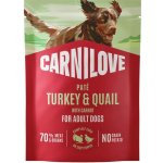 Carnilove Dog Paté Turkey & Quial with Carrot 300 g – Sleviste.cz
