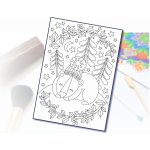 Radost v písku Šablona na pískování zimní medvěd A4 210 x 297 mm – Zbozi.Blesk.cz