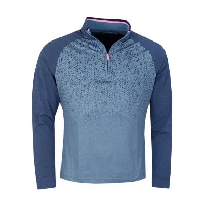 Callaway 1/4 Zip Trademark Chev Print Navy Modrá – Zboží Mobilmania