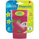 Dr.Browns hrníček nerozlévací 360° červená 300 ml – Hledejceny.cz