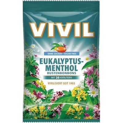 Vivil Eukalyptus-mentol+20 druhů bylin 60 g – Hledejceny.cz