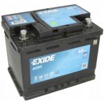 Exide Start-Stop AGM 12V 60Ah 680A EK600 – Zboží Mobilmania