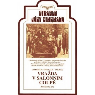 Vražda v salónním coupé - Divadlo Járy Cimrmana 4. DVD – Zboží Mobilmania