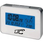 Hodiny s teploměrem, LTC 05, stříbrné – Sleviste.cz