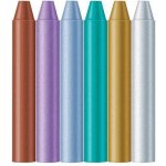 STAEDTLER Voskovky Noris Club 6 metalických barev maxi – Hledejceny.cz