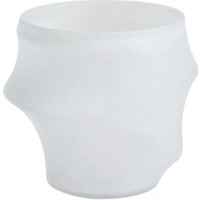 Kave Home Bílá skleněná váza Neluo 32 cm – Hledejceny.cz