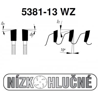 Pilana pilový kotouč SK 350x3,6/2,5x30 5381-13 84 WZ – Zboží Mobilmania