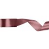 Svatební dekorace Stuha saténová DARK DUSTY ROSE, 25 mm x 25 m