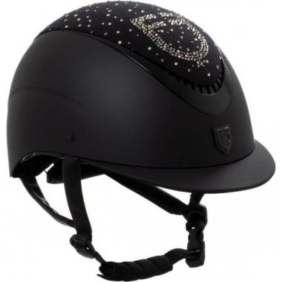 EQUESTRO Bezpečnostní helma Matt black shiny – Zboží Dáma