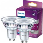 Philips 2x LED halogenová žárovka GU10 PAR16 4,6W = 50W 355 lm 2700K teplá bílá – Hledejceny.cz