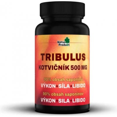 Naturprodukt Tribulus 90 % Kotvičník zemní 500 mg 90 kapslí – Hledejceny.cz