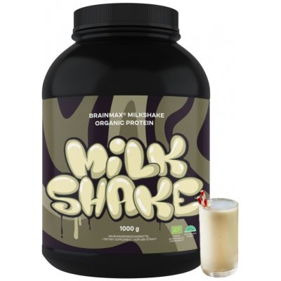 BrainMax Milkshake Whey Protein, 1000 g – Zboží Dáma