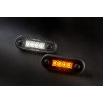 Fristom Dvoubarevné obrysové a poziční LED světlo DARK (bílá/oranžová) - 1,2W/2,4W, IP66/IP68, E9, 12V-24V – Hledejceny.cz