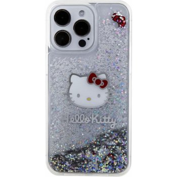 Hello Kitty Liquid Glitter Electroplating Head Logo iPhone 15 Pro Max čiré