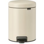 Brabantia Pedálový koš newIcon 5 l jemná béžová 149900 – Hledejceny.cz