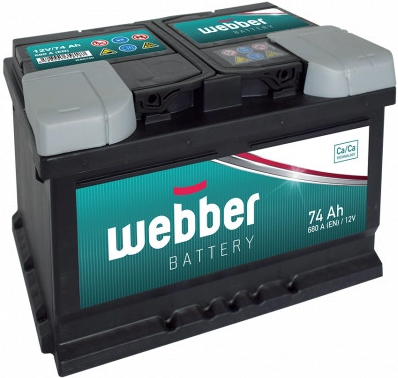 Webber 12V 74Ah 680A WA0740