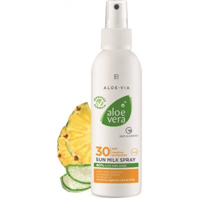 LR Health Beauty Aloe Vera Opalovací méko ve spreji SPF 30 150 ml – Zboží Mobilmania