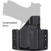 Pouzdra na zbraně RH Holsters kydex pro Glock 43X MOS + TLR-7 Sub 40 mm levé plný swtg černé