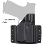 RH Holsters vnější kydex Glock 43X MOS + TLR-7 sub černé