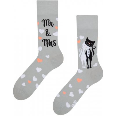 Dedoles Veselé ponožky Svatební kočky GMRS142 – Zboží Mobilmania