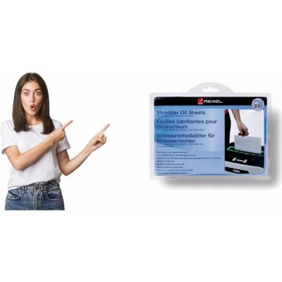 Olejová obálka, pro údržbu skartovacích strojů, 20 ks, REXEL – Zboží Živě