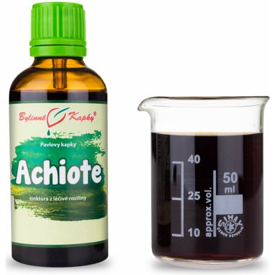 Bylinné kapky Achiote tinktura 50 ml – Hledejceny.cz