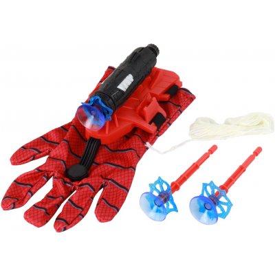 Spider-Man rukavice s vystřelovačem pavučiny + 3 šipky