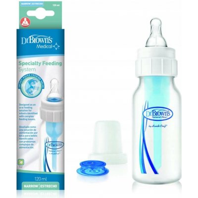Dr. Brown´s kojenecká láhev pro děti s rozštěpem transparentní 120ml – Sleviste.cz