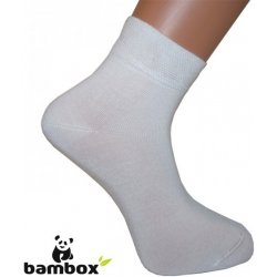 Bambox BX-ANKLE kotníkové bambusové ponožky Bílá