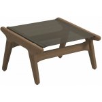 Gloster Teaková podnožka Bay pro polohovací židli, 70x59,5x40 cm, rám teak, výplet Batyline anthracite – Hledejceny.cz