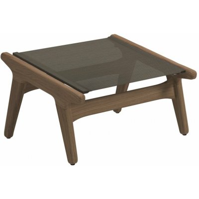 Gloster Teaková podnožka Bay pro polohovací židli, 70x59,5x40 cm, rám teak, výplet Batyline anthracite – Hledejceny.cz