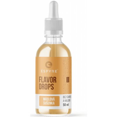 Espyre Flavor Drops Máslová sušenka 50 ml – Zboží Mobilmania