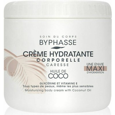Byphasse Kokosový olej Vitamin E hydratační tělový krém 500 ml – Zboží Mobilmania