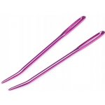 JEHLY NA PLETENÍ, RUČNÍ ŠITÍ A VYŠÍVÁNÍ, ZAKŘIVENÉ, NA VLNU, SADA 2 ks – Zboží Dáma