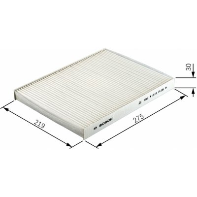 Filtr, vzduch v interiéru BOSCH 1 987 432 431 – Hledejceny.cz