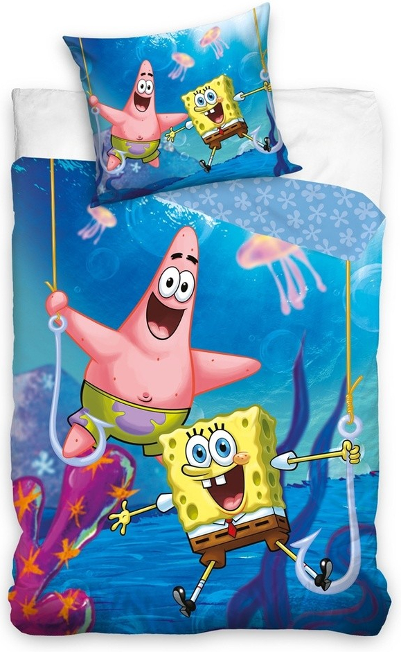 Carbotex povlečení Sponge Bob Na háčku 140x200 70x90