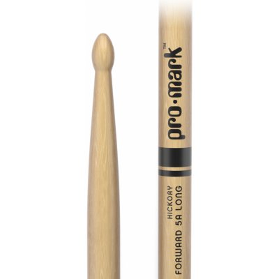 ProMark Classic Forward 5A Long Hickory Drumstick Oval Wood Tip – Zboží Mobilmania