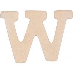 Drewmax Dřevěné písmenko W
