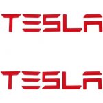 Samolepka s emblémem Tesla, 3D kovové logo pro Tesla Model 3/X, Model S/Y, písmena na kufr, emblém, | Zboží Auto