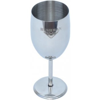 Bushman pohár na víno silver
