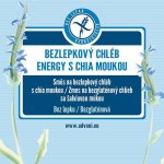 Adveni BEZLEPKOVÝ ENERGY CHLÉB S MOUKOU Z CHIA SEMÍNEK 0,5 kg – Zboží Mobilmania