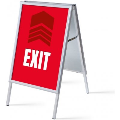 Jansen Display Set reklamního áčka A1, Východ, červený, anglicky, 639 x 1094 mm – Zboží Živě